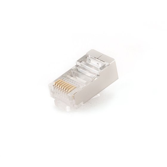 PLUG5SP/50 conector RJ-45 Transparente
