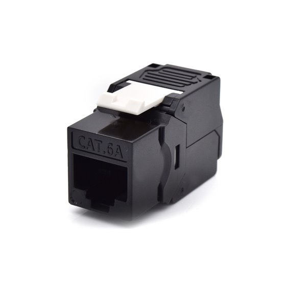 WPC-KEY-6AUP-TL/BL conector RJ45 Negro, Blanco
