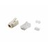 121176 conector RJ-45 Transparente, Blanco