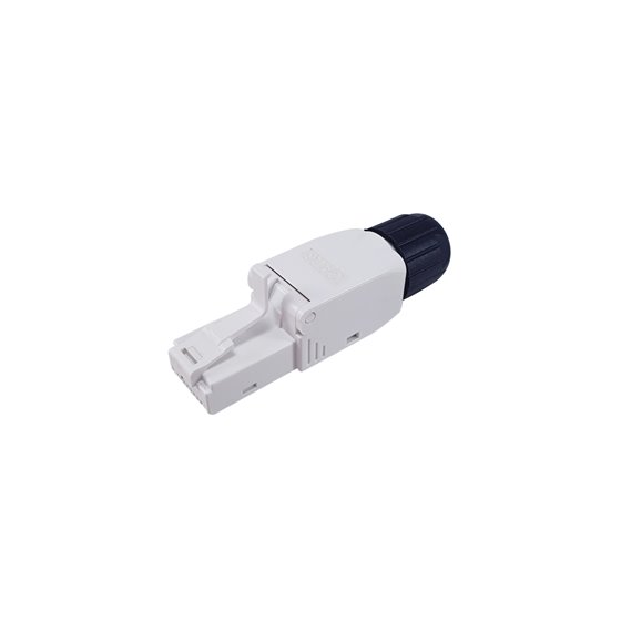 121161 conector RJ-45 Negro, Blanco