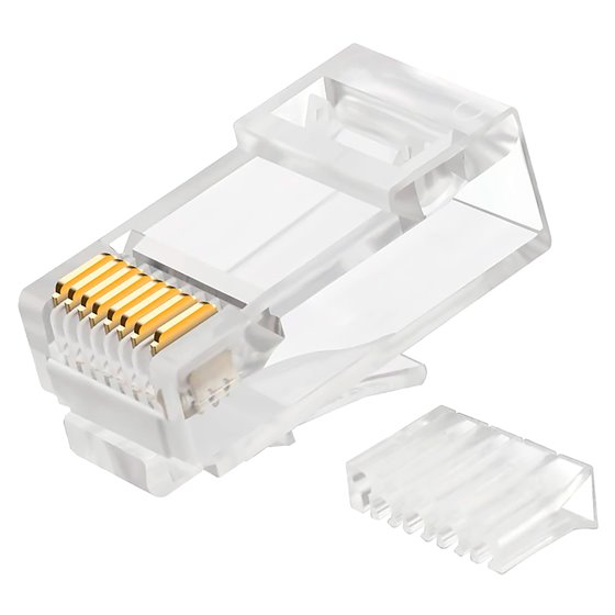 AI80.06.106 conector RJ-45 Transparente