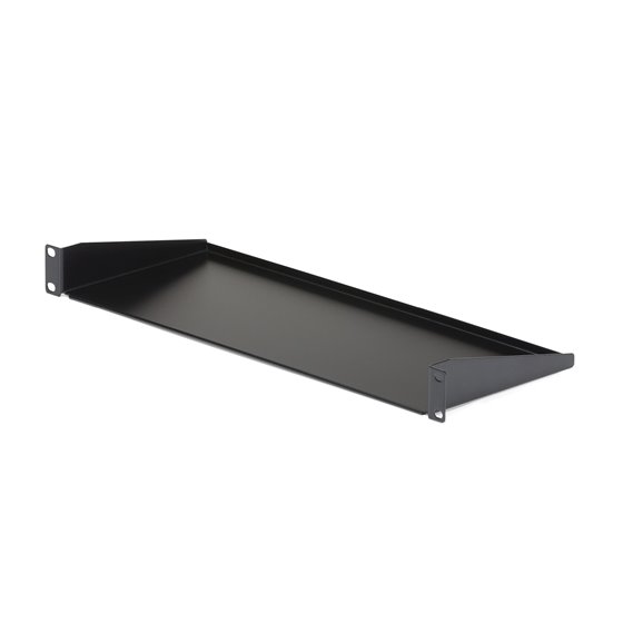 Bandeja Estante Fijo Voladizo Universal 1U de 19" Pulgadas para Rack Armario de Servidores - en Acero - Capacidad de 15kg - 7" (