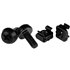 Paquete de 50 Tornillos y Tuercas Enjauladas Cage Nuts M6x12mm - Negro