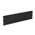 Panel frontal ciego 19 3U negro Tapa ciega