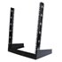 Rack Armario Bastidor Abierto de Escritorio Desktop Sobremesa de 2 Columnas 12U 0,5m Negro