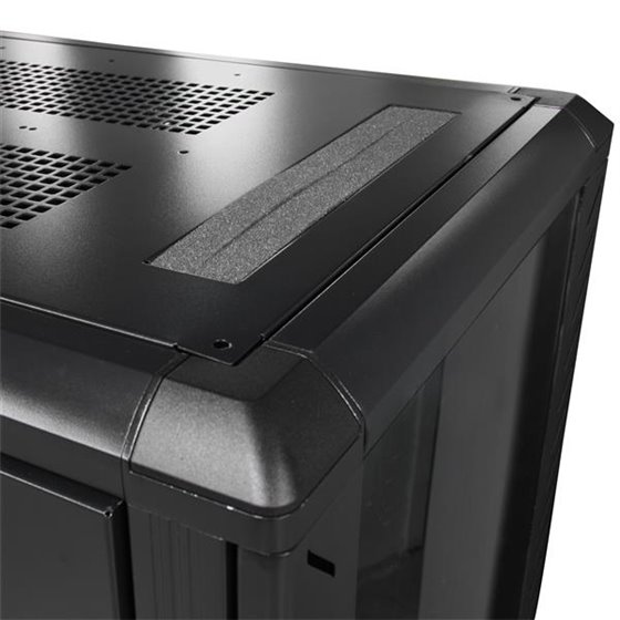 Armario Rack para Servidores 25U 19" 4 Columnas - Rack de Servidores con Cerradura y Seguro - Rack con Ruedas y Carriles de Mont