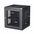 Armario Rack de Pared para Servidores 12U 19" 4 Columnas y Estante 1U - Rack de Servidores de Montaje en Pared con Bisagra - Rac