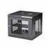 Armario Rack de Pared para Servidores 9U 19"4 Columnas y Estante 1U - Rack de Servidores de Montaje en Pared - Rack Ventilado pa