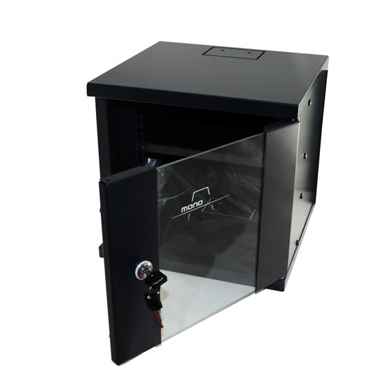 WM3306 6U Bastidor de pared Negro