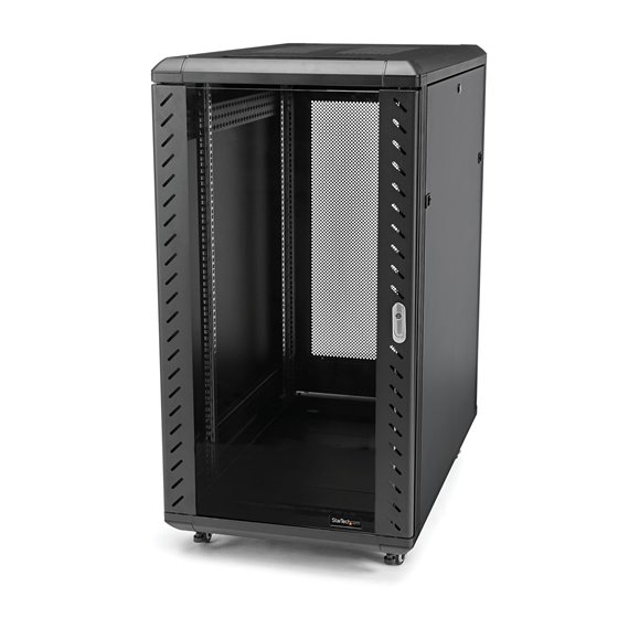 Armario Rack para Servidores 18U 19" 4 Columnas - Rack de Servidores con Cerradura y Seguro - Rack con Ruedas y Carriles de Mont