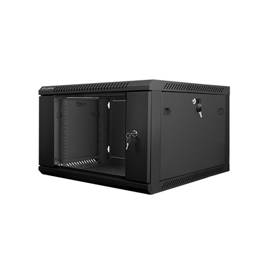 WF01-6606-10B armario rack 6U Bastidor de pared Negro