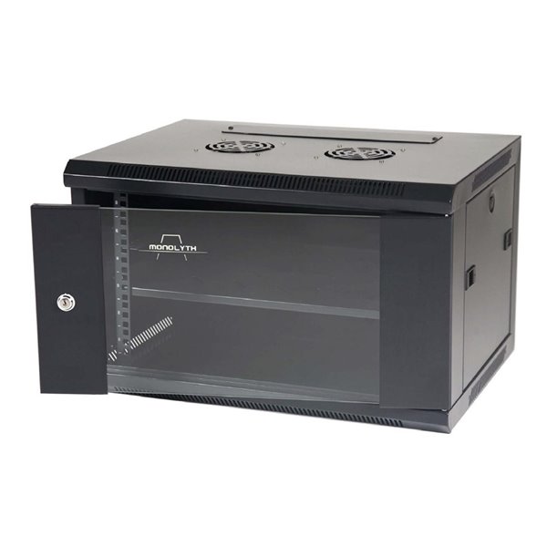 SH6406 6U Bastidor de pared Negro