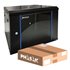 PHO 2212D armario rack 12U Bastidor de pared Negro
