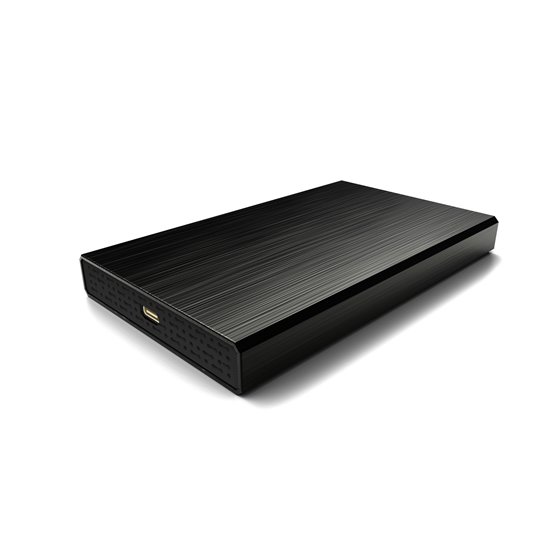 CAJA/CARCASA HDD/SSD 2.5" SLIMCHASE SCA2523C USB-C 3.2 GEN1 ALUMINIO NEGRO