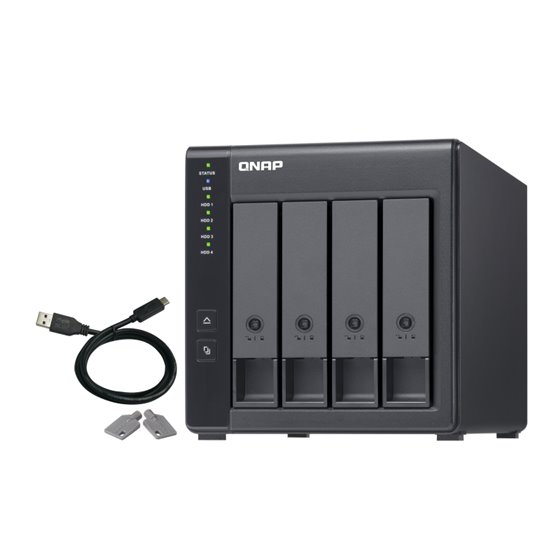 TR-004 caja para disco duro externo Carcasa de disco duro/SSD Negro 2.5/3.5"