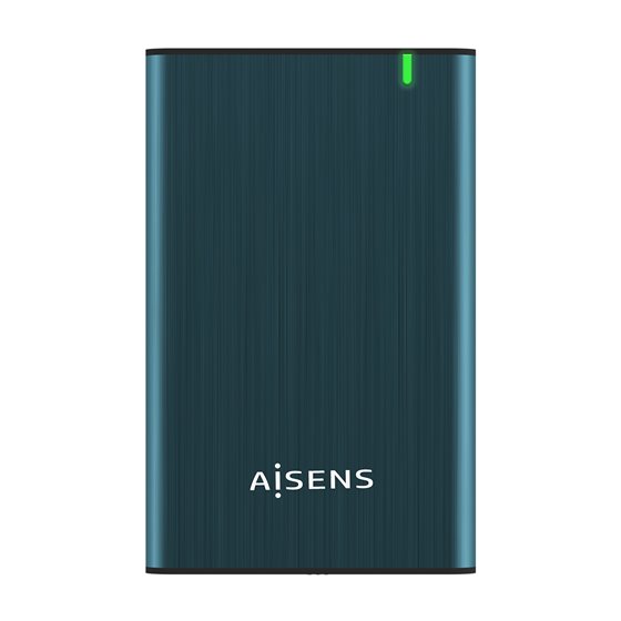 Caja Externa 2.5" ASE-2525PB 9.5 mm SATA A USB 3.0/USB 3.1 Gen1, Azul Pacifico