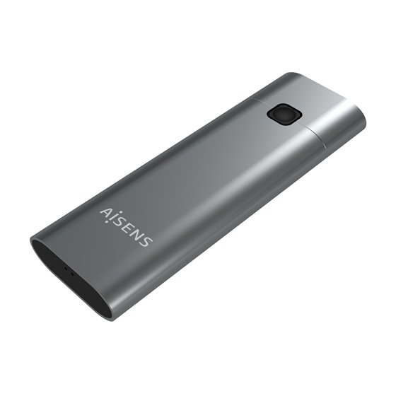 Caja Externa M.2 (NGFF) ASM2-021GR NVMe a USB3.2 GEN2, Gris