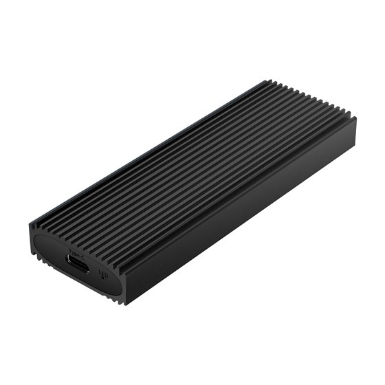 Caja Externa M.2 (NGFF) ASM2-022B NVMe A USB3.2 Gen2, Negra