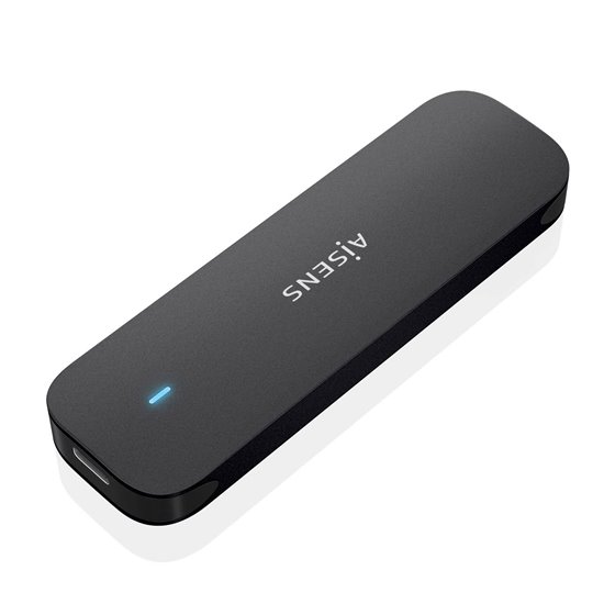 Caja Externa M.2 (NGFF) ASM2-024B NVMe a USB3.2 Gen2, Negra