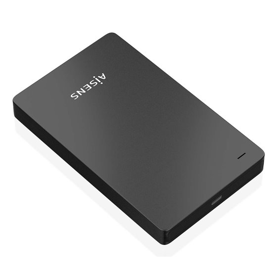 Caja Externa 2.5? 9.5mm SATA a USB-C USB3.1 Gen1, Negra