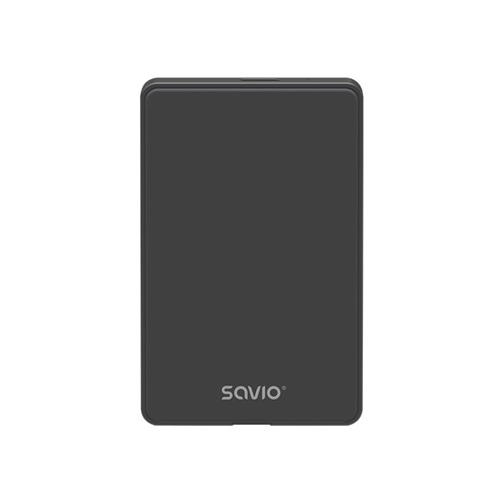 AK-65 caja para disco duro externo Carcasa de disco duro/SSD Negro 2.5"