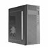 2FERROX, Caja PC Semitorre ATX, Ventilador Lateral 12cm, Rejilla Frontal, Acero, Negro