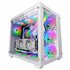 Torre Gaming Custom XXL E-ATX, Ventana Cristal Templado Lateral y Frontal, Estructura Modular Doble Cámara, MCV3, Color Blanco