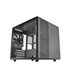 MC-MPRO Negro, Caja Profesional Compacta Micro-ATX, Ventana Lateral Completa Cristal Templado, 3x Ventiladores 120mm, Panel Late