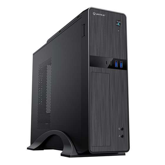 Caja Ordenador Micro ATX UK2011 Con Fuente de Alimentación SFX de 450W incluida, 2 Conectores USB 3.0 y 2 Conectores Type C (USB