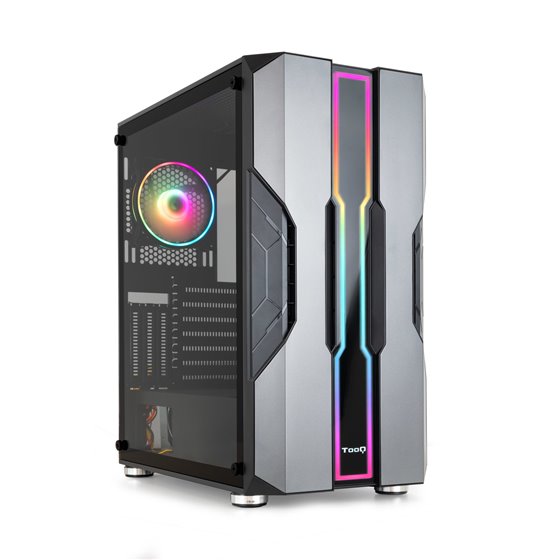 Caja Semitorre Gaming TQGCC103-B “NIGHTCITY” Negra