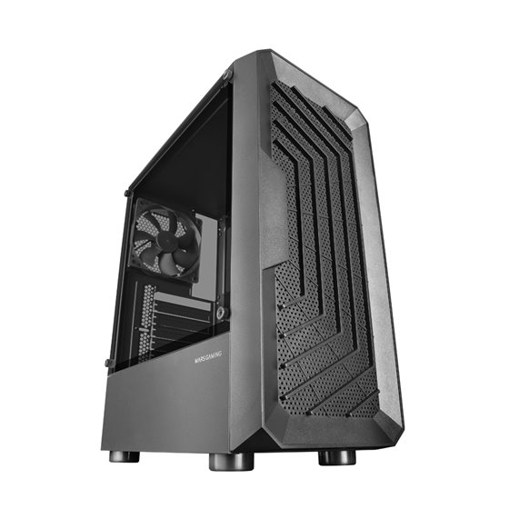 MC-2000, Caja Semitorre ATX, Ventana Lateral Completa, Diseño Frontal Mesh, 1x Ventilador Ultra-silencioso FDB 120mm, Diseño de 