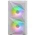 MC-ME Blanco, Caja Gaming Compacta MicroATX, Ventana Lateral Completa Cristal Templado, Diseño Frontal Total-Mesh Geométrico, 2X