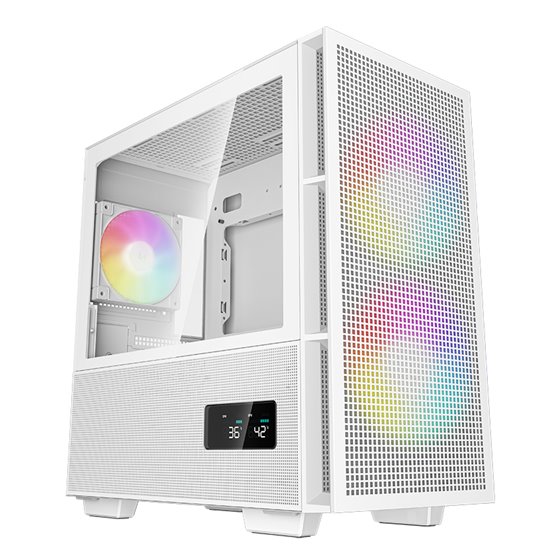 R-CH360-WHAPE3D-G-1 carcasa de ordenador Micro Torre Blanco