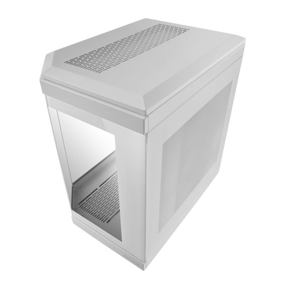 MC-3T, Caja Gaming Custom ATX, Triple Ventana Cristal Templado Continuo, Soporte Refrigeración Líquida Completo, Cámara Dual Lat