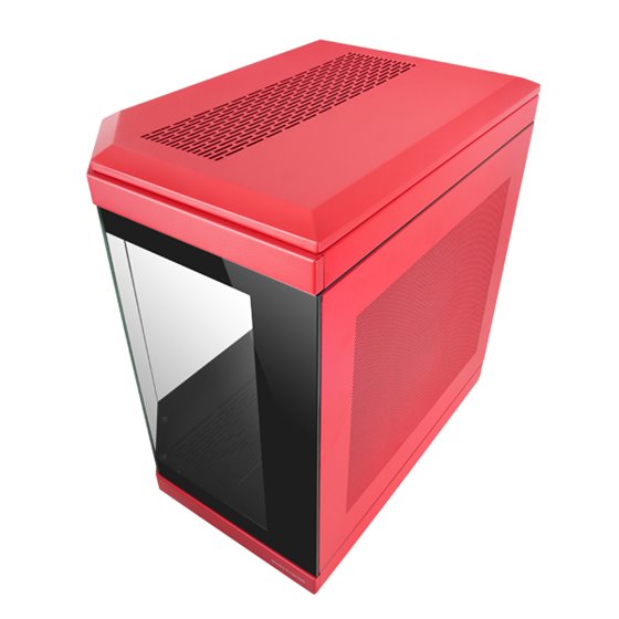 MC-3T, Caja Gaming Custom ATX, Triple Ventana Cristal Templado Continuo, Soporte Refrigeración Líquida Completo, Cámara Dual Lat
