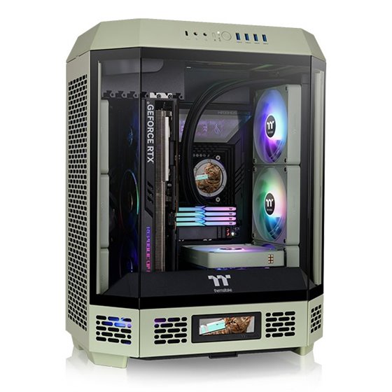 CA-1Z1-00MEWN-00 carcasa de ordenador Midi Tower Verde claro
