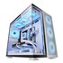 MC-NOVA2, Caja Gaming Custom XXL E-ATX, Doble Cristal Templado Continuo Sin Marco, Soporte Completo Refrigeración Líquida, Alumi