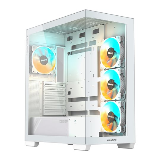 C500 PANORAMIC STEALTH Midi Tower Blanco