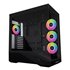 Vector V100 Midi Tower Negro, Transparente