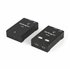 Extensor Alargador USB 2.0 de 4 Puertos por Cable Cat5 o Cat6 - Extensor Compacto USB 2.0 por Ethernet - Hasta 40 Metros - Hub L