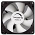3AURAII8, Ventilador Ordenador 8 cm, Ultrasilencioso, Antipolvo, Negro