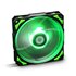 Hummer H-Fan LED Carcasa del ordenador Ventilador 12 cm Negro, Verde, Blanco