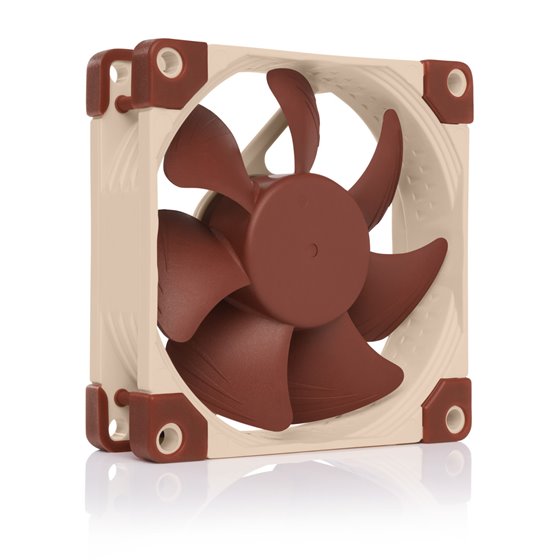 NF-A8 PWM sistema de refrigeración para ordenador Carcasa del ordenador Ventilador 8 cm Beige, Marrón