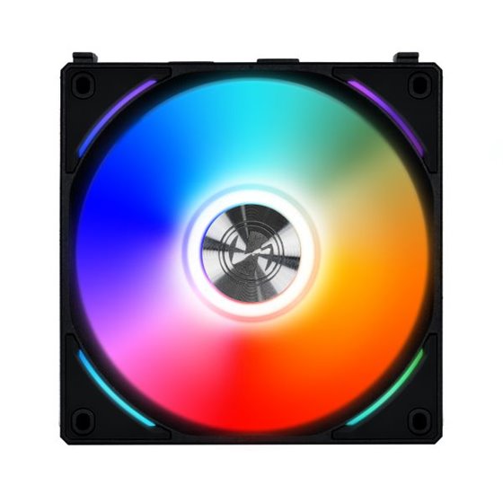 UNI Fan AL120 Carcasa del ordenador Ventilador 12 cm Negro 3 pieza(s)
