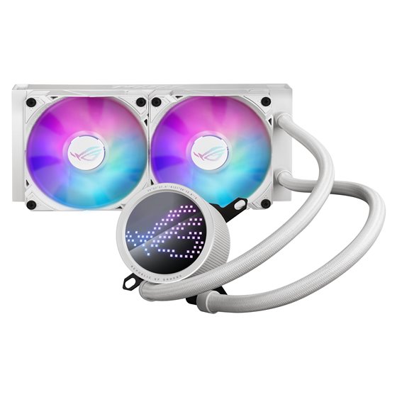 ROG Ryuo III 240 ARGB White Edition Procesador Kit de refrigeración líquida 12 cm Blanco