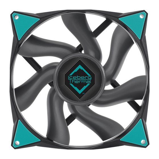 IceGALE Xtra Carcasa del ordenador Ventilador 14 cm Negro 1 pieza(s)