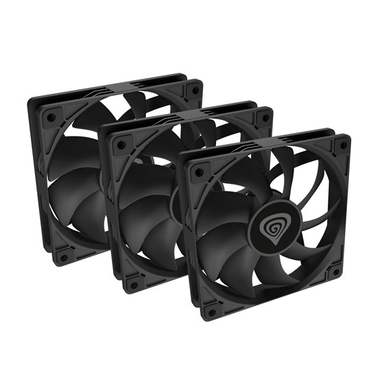 Oxal 120 Carcasa del ordenador Ventilador 12 cm Negro 3 pieza(s)