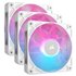 iCUE LINK RX120 RGB Carcasa del ordenador Ventilador 12 cm Blanco 3 pieza(s)