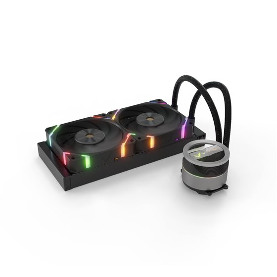 Dragonfang 240 Procesador Sistema de refrigeración líquida todo en uno 24 cm Negro