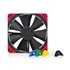 NOCTUA VENTILADOR CAJA NF-F12-PWM CH.BK.S, NF-F12 PWM CHROMAX.BLACK.SWAP, 120MM, 120X120X25MM, 12V, 1500RPM/300RPM, 22,4 DB(A), 